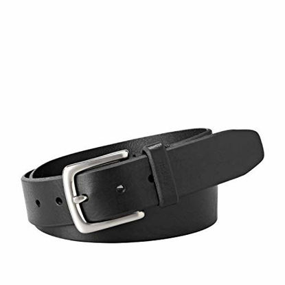 Picture of Fossil Men's Joe Leather Casual Jean Every Day Belt, Size 34, Black