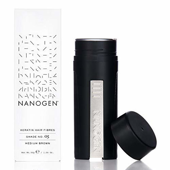 Picture of Nanogen Keratin Hair Fibers,, 30-grams, Medium Brown