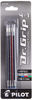 Picture of PILOT Dr. Grip 4+1 Multi-Function Ballpoint Ink Refills, Fine Point, Black/Red/Blue/Green Inks, Assorted Colors,4 Count (Pack of 1) (77154)