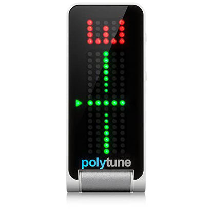 Picture of TC Electronic POLYTUNE CLIP Clip-On Tuner with Polyphonic, Strobe and Chromatic Modes and 108 LED Matrix Display for Ultimate Tuning Performance