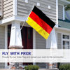 Picture of Anley Fly Breeze 3x5 Foot Germany Flag - Vivid Color and Fade Proof - Canvas Header and Double Stitched - German Flags Polyester with Brass Grommets 3 X 5 Ft