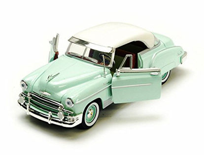 Picture of 1950 Chevy Bel Air, Green - Motormax Premium American 73268 - 1/24 Scale Diecast Model Car