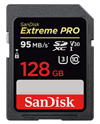 Picture of SanDisk 128GB Extreme PRO SDXC UHS-I Card (SDSDXXG-128G-GN4IN)