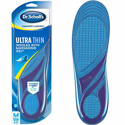 Picture of Dr. Scholl's ULTRA THIN Insoles // Massaging Gel Insoles 30% Thinner in the Toe for Comfort in Dress Shoes (for Men's 8-13, also available for Women's 6-10)