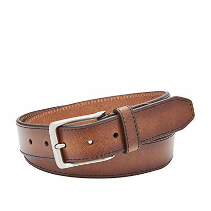 Picture of Fossil Men's Griffin Leather Casual Jean Every Day Belt, Size 36, Cognac