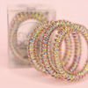 Picture of invisibobble SLIM Traceless Spiral Hair Ties - Pack of 3, Vanity Fairy - Strong Elastic Grip Coil Hair Accessories for Women - No Kink, Non Soaking - Gentle for Girls Teens and Thick Hair