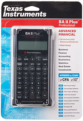 Picture of Texas Instruments BA II Plus Professional Financial Calculator