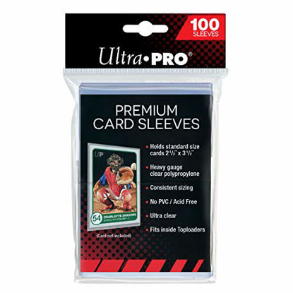 Picture of Ultra Pro Card Premium Card Sleeves Pack (100 Sleeves)