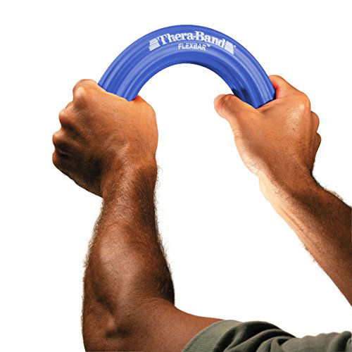 GetUSCart THERABAND FlexBar, Tennis Elbow Therapy Bar, Relieve Tendonitis Pain & Improve Grip