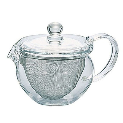 Picture of Hario Cha Cha Kyusu"Maru" Tea Pot, 300ml, Clear