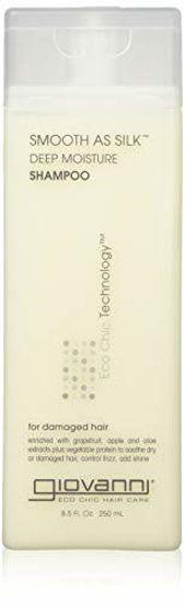 Picture of Giovanni Cosmetics Eco Chic Smooth as Silk Shampoo Deep Moisture for Damaged Hair, 8.5 Ounce