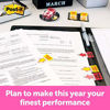 Picture of Post-it Message Flags, "Sign Here", Red, 1-Inch Wide, 200/Desk Grip Dispenser, 1-Dispenser/Pack (680-HVSHR)