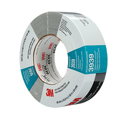 GetUSCart 3M 3939 Heavy Duty Duct Tape, Silver, 1.88 in x 60 yd x 9.0