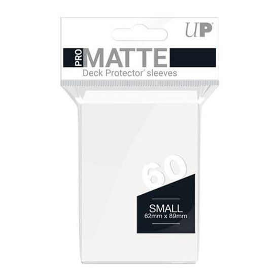 Picture of Ultra Pro PRO-Matte Small Deck Protector Sleeves for Yu-Gi-Oh and Cardfight Vanguard - White (60 ct.)