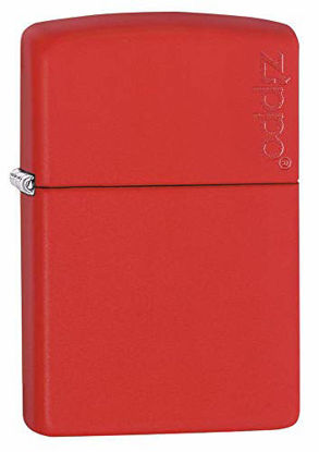 Picture of Zippo Classic Red Matte with Zippo Logo Pocket Lighter