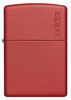 Picture of Zippo Classic Red Matte with Zippo Logo Pocket Lighter