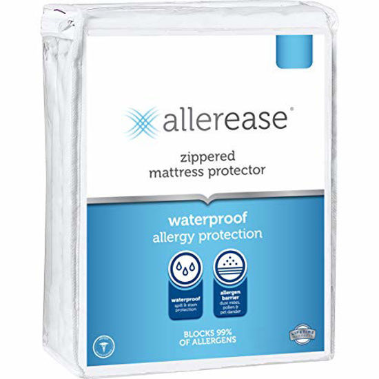 GetUSCart AllerEase Waterproof Allergy Protection Zippered Mattress