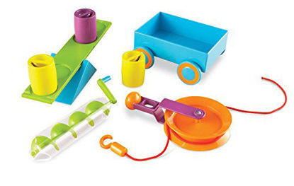 Picture of Learning Resources STEM Simple Machines Activity Set, Hands-on Science Activities, 19 Pieces, Ages 5+