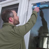 Picture of Unger Professional Microfiber Window Combi: 2-in-1 Professional Squeegee and Window Scrubber, 6"