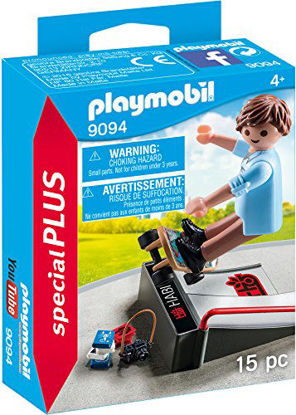 Picture of PLAYMOBIL Skateboarder with Ramp Building Set