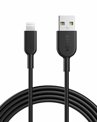 Picture of Anker Powerline II Lightning Cable (6ft), MFi Certified for iPhone 11 / XS/XS Max/XR/X / 8/8 Plus /7/7 Plus / 6/6 Plus