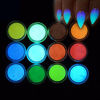 Picture of MEILINDS Night Fluorescence Pigment Ultrafine Glitter Glow Powder Nail Art Dust Luminous Decor Tip Beauty Tool 12 Colors