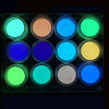 Picture of MEILINDS Night Fluorescence Pigment Ultrafine Glitter Glow Powder Nail Art Dust Luminous Decor Tip Beauty Tool 12 Colors