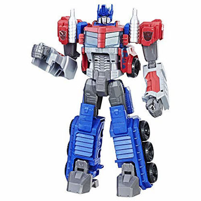 Picture of Transformers Toys Heroic Optimus Prime Action Figure - Timeless Large-Scale Figure, Changes into Toy Truck - Toys for Kids 6 and Up, 11-inch(Amazon Exclusive)