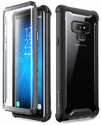 Picture of i-Blason Ares Designed for Galaxy Note 9 Case, Full-Body Rugged Clear Bumper Case with Built-in Screen Protector for Galaxy Note 9 2018 Release, Black