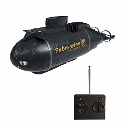 Picture of YEIBOBO ! 6 Channels Mini RC Submarine Toy (Black)