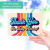 Picture of 50 Thank You For Being Amazing Postcards - Kudos Appreciation Note Cards for Staff, Team, Student, Volunteer, Donor, Teacher or Employee - Recognition and Thanks for Making a Difference