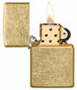 Picture of Zippo Tumbled Brass Pocket Lighter