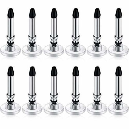 Picture of 12 Pieces Universal Stylus Replacement Disc Tips Precision Round Shape Replaceable Stylus Pen Disc Tips for Touch Screen Devices