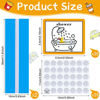 Picture of 35 Pieces Visual Schedule Cards for Kids Routine Cards Home Chore Chart Routine Cards Autism Learning Materials with 35 Pieces Hook and Loop Dots for Kids, Classroom School(Blue)