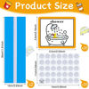 Picture of 35 Pieces Visual Schedule Cards for Kids Routine Cards Home Chore Chart Routine Cards Autism Learning Materials with 35 Pieces Hook and Loop Dots for Kids, Classroom School(Blue)