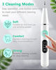 Picture of Ultrasonic Tooth Cleaner - Plaque Remover for Teeth Remove Teeth Stain tarter Plaque Calculus - with Led 3 Adjustable Modes 2 Replaceable Clean Heads - 100% Safe