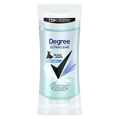 Picture of Degree Antiperspirant for Women Protects from Deodorant Stains Pure Clean Deodorant for Women 2.6 oz