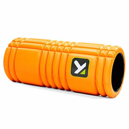Picture of TriggerPoint GRID Foam Roller for Exercise, Deep Tissue Massage and Muscle Recovery, Original (13-Inch), Orange