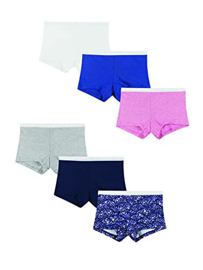 GetUSCart- Hanes Women's Sporty Boyshort Panty - 6 - Assorted (6 Pack)