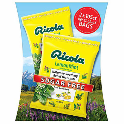 Picture of Ricola Sugar Free Lemon Mint Drops, 210Count