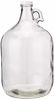 Picture of FastRack Glass Water Bottle Includes 38 mm Metal Screw Cap, 1 gallon Capacity, Clear (MN-TF9E-S1RA)