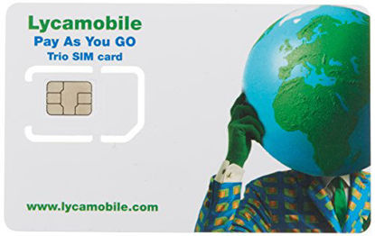 Picture of Lycamobile USA Complete SIM Kit - White