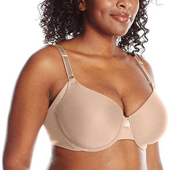 Olga Women's No Side Effects Underwire Contour Bra, Toasted Almond, 44DD