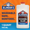 Picture of Elmer's Liquid School Glue, White, Washable, 32 Ounces - Great for Making Slime