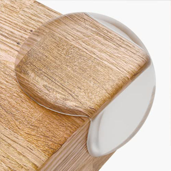 Picture of Corner Protector for Baby, Protectors Guards - Furniture Corner Guard & Edge Safety Bumpers - Baby Proof Bumper & Cushion to Cover Sharp Furniture & Table Edges - Clear and Transparent - (24 Pack)