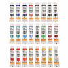 Picture of Mont Marte Acrylic Paint Set 24 Colours 12ml, Perfect for Canvas, Wood, Fabric, Leather, Cardboard, Paper, MDF and Crafts (24 Bright Colours 12 ML, 1 PACK)