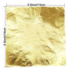 Picture of Gigules 100 Sheets Imitation Gold Leaf 5.5 x 5.5 inches Gold Foil Paper for Arts Painting Gilding Crafting Decoration
