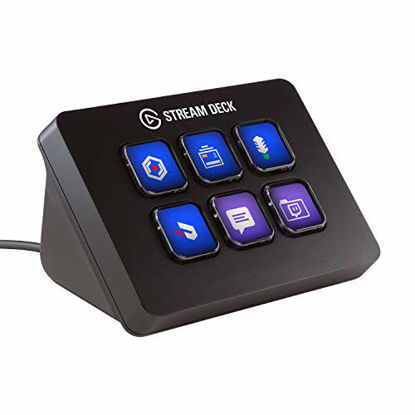 Picture of Elgato Stream Deck Mini - Live Content Creation Controller with 6 customizable LCD keys, for Windows 10 and macOS 10.11 or later