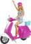 Picture of Mattel Barbie Doll & Scooter