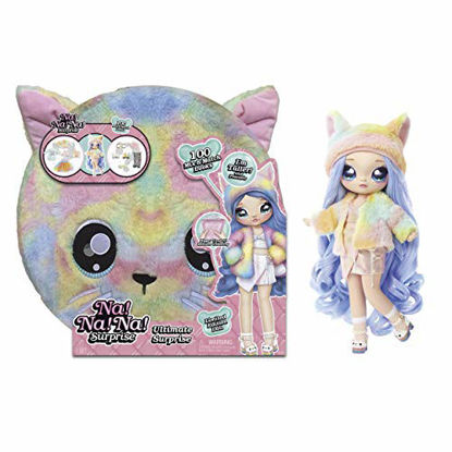 Picture of Na Na Na Surprise Ultimate Surprise Rainbow Kitty with New Taller Doll and 100+ Mix & Match Looks, 11 Inches